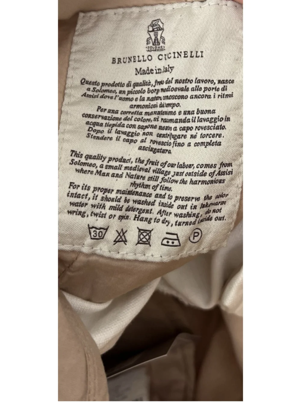 Brunello Cucinelli White Linen Blend Barrel Cargo Pants Tapered Women’s Size 6